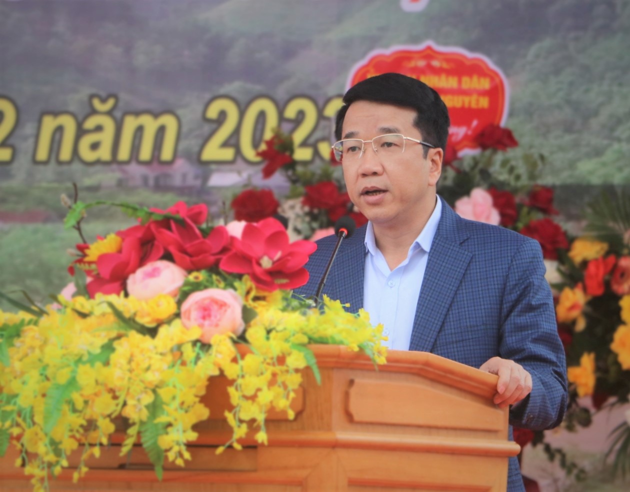  Phó Chủ tịch UBND Thái Nguyên Nguyễn Thanh Bình phát biểu tại buổi công nhận